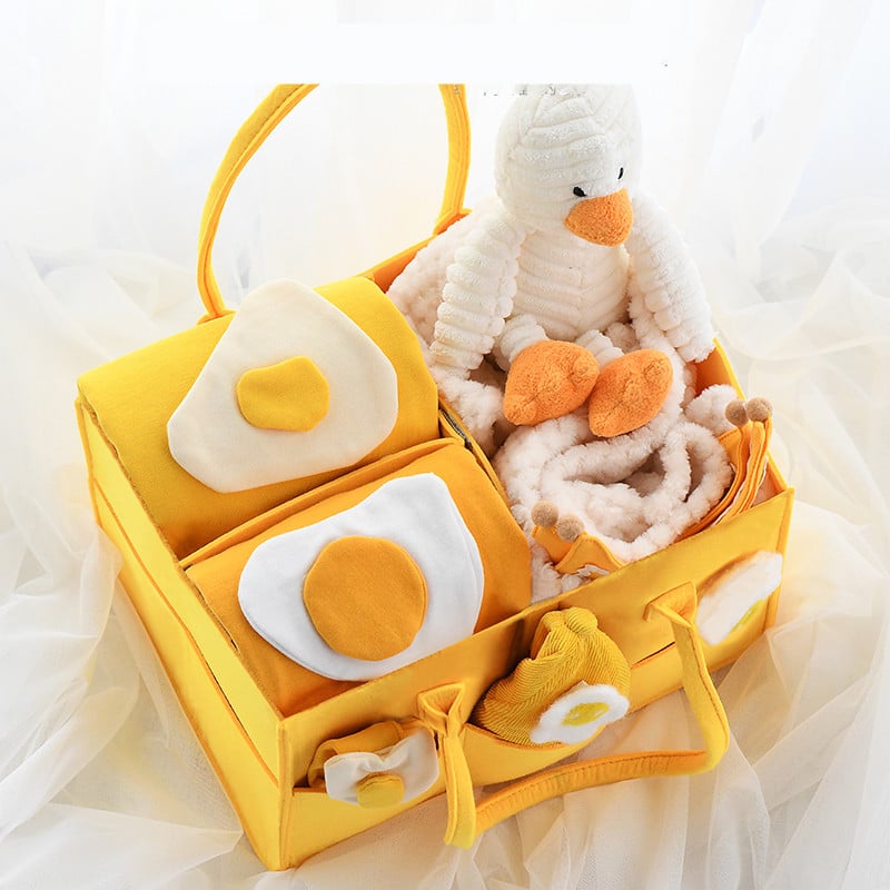 Newborn Baby Gift Box | Korean Cotton Clothing Set | 14-Piece Layette Bundle