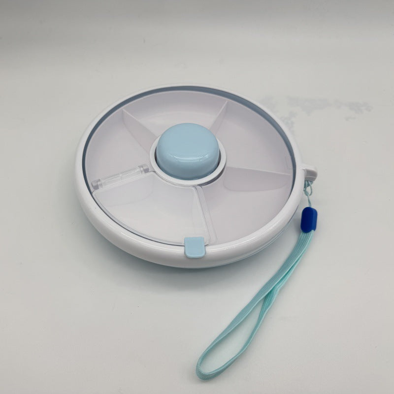 2-in-1 Snack Spinner & Lunch Box for Toddlers | BPA-Free Rotating Snack Container
