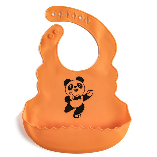 Silicone Baby Bib with Food Catcher Pocket | BPA-Free | Mess-Free Mealtime