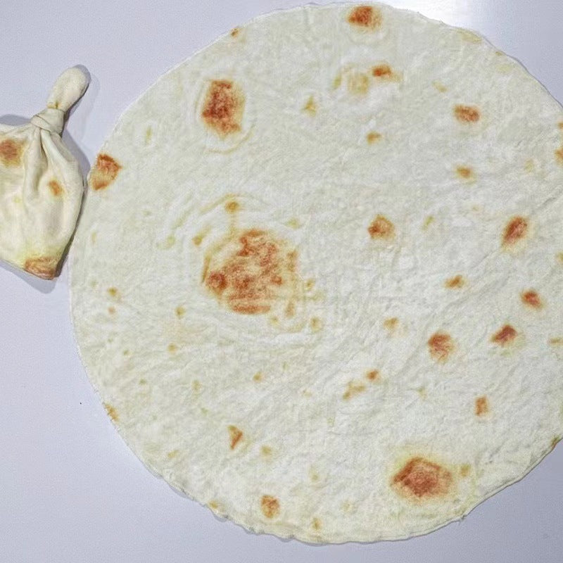 Funny Food Baby Wrap Blanket & Hat Set — Pancake, Pizza & More | Photo Prop