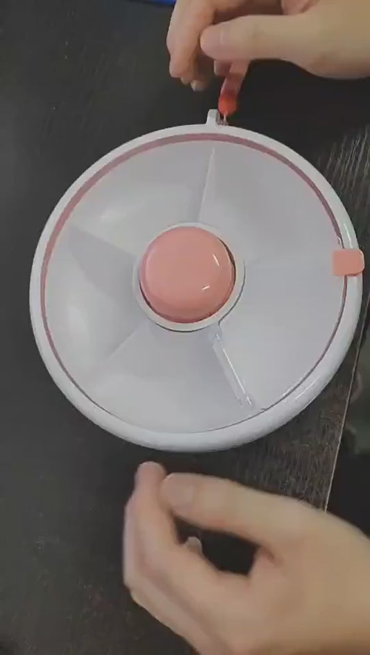 2-in-1 Snack Spinner & Lunch Box for Toddlers | BPA-Free Rotating Snack Container
